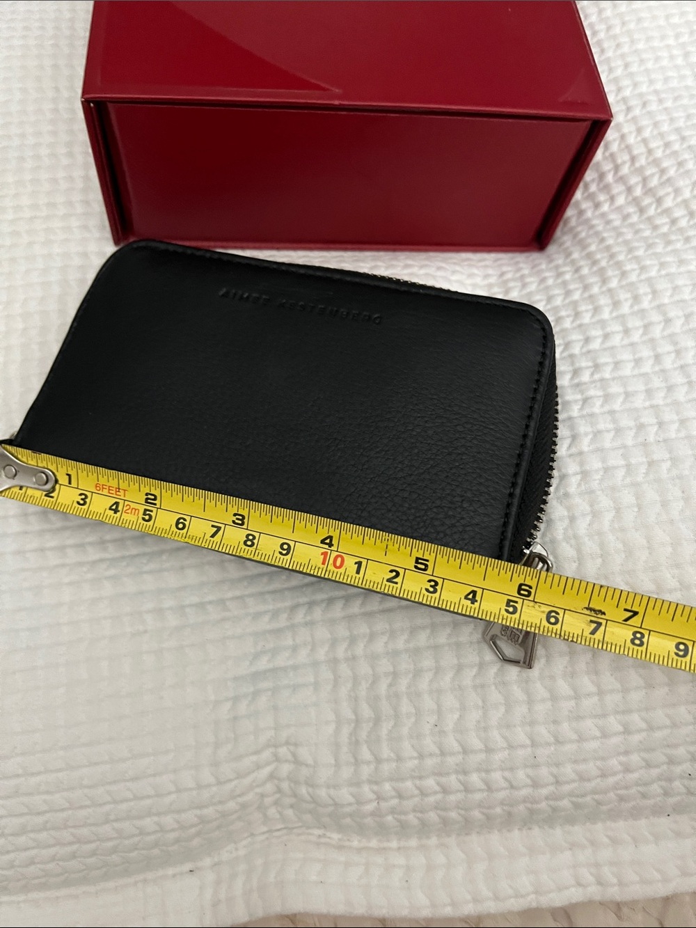 Ami Kestenberg Black Zip-Around Women’s Wallet - Picture 2 of 5